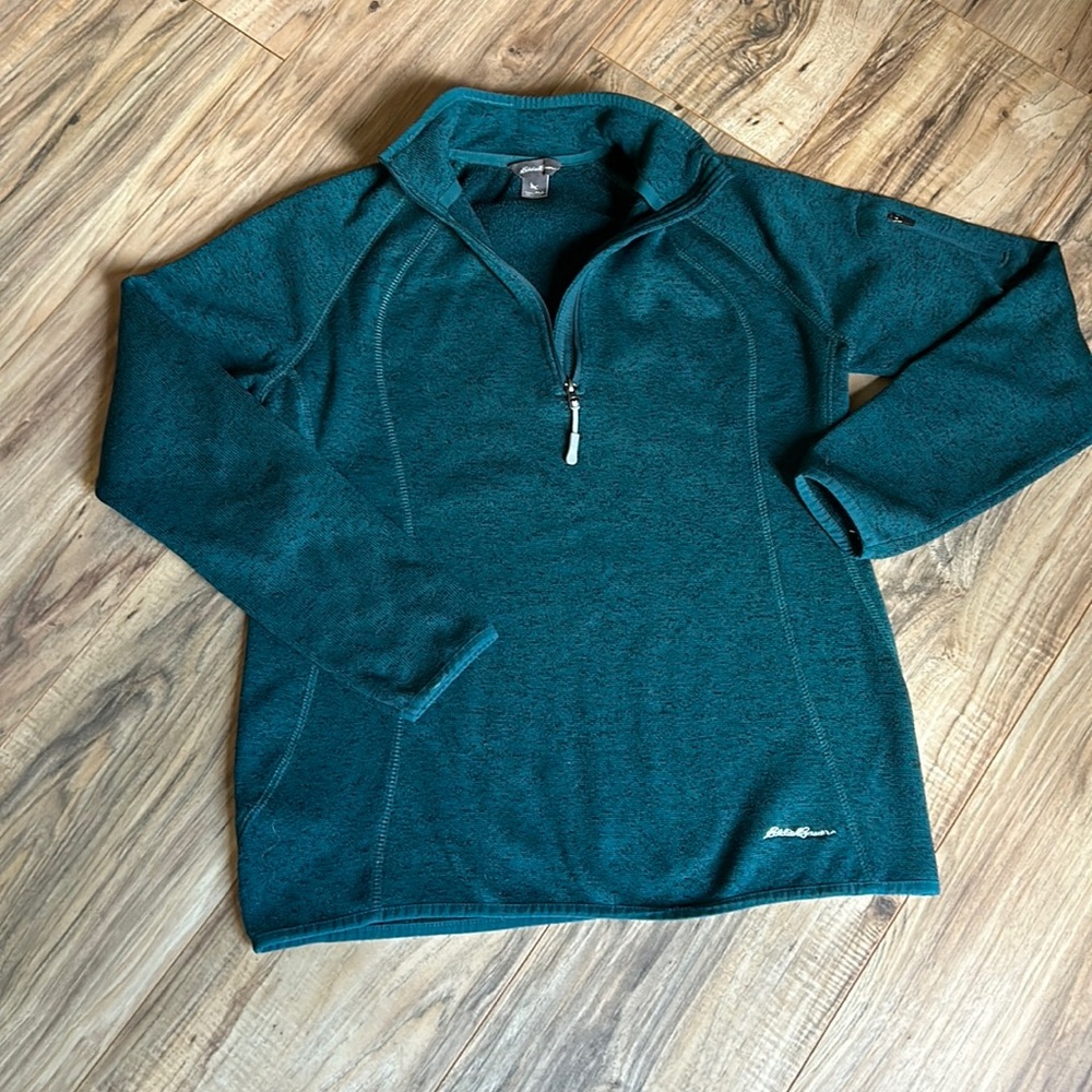 Eddie Bauer petite half zip sweatshirt